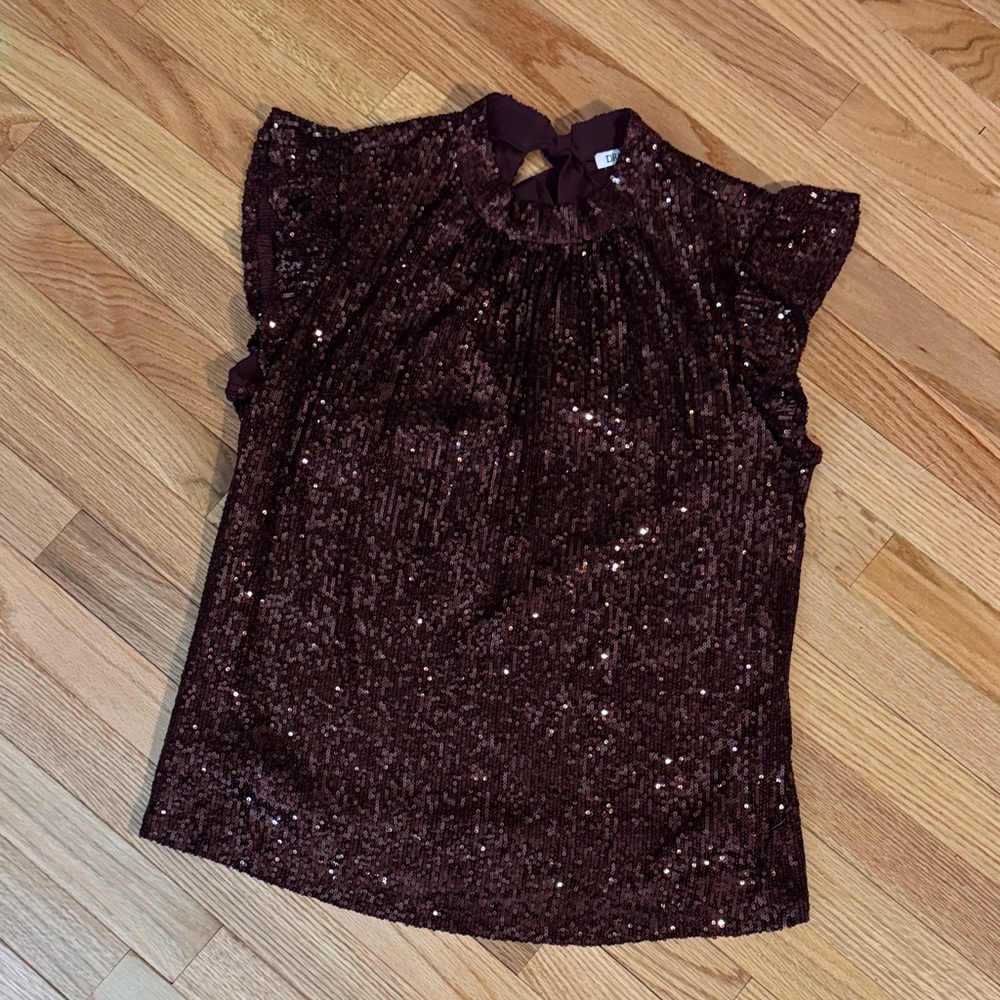 DR2 sequin top size large - Picture 2 of 5